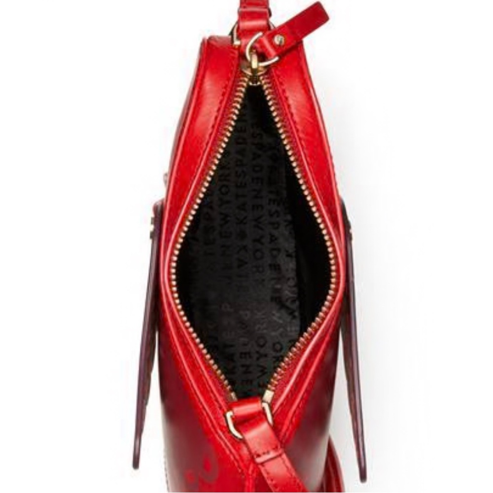 SOLD🎉 KATE SPADE OOH LA LA RED CARPET BIRD CROSSBODY - Picture 8 of 11